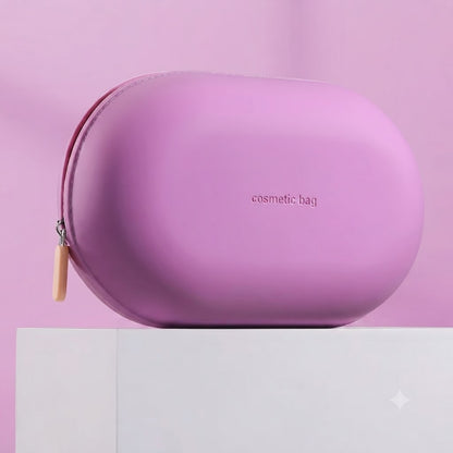 Silicone Oval Toiletry Pouch