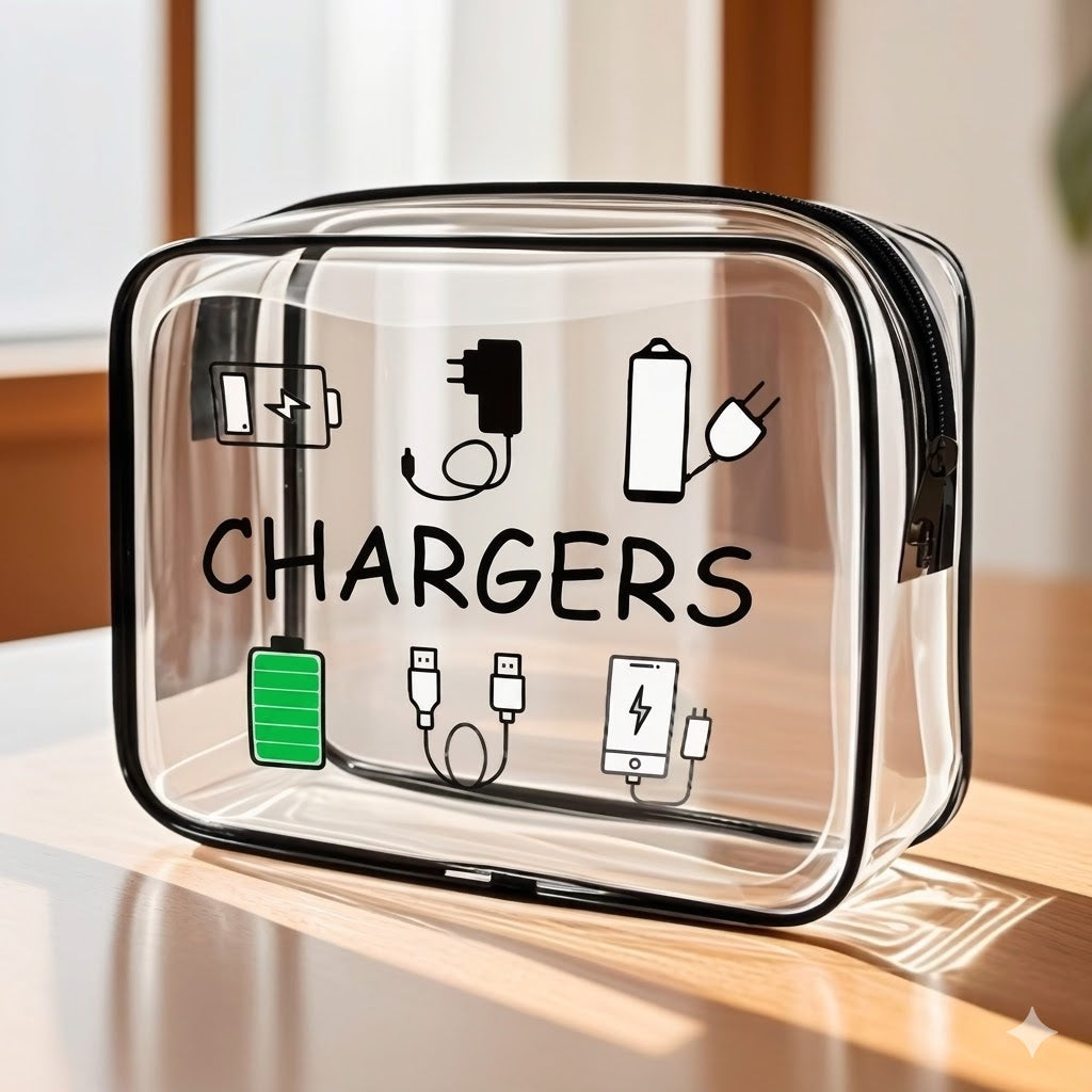 Transparent Travel Organizer Pouch