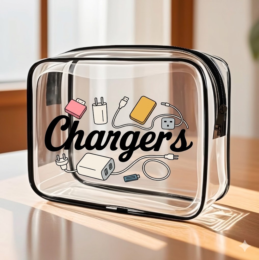 Transparent Travel Organizer Pouch