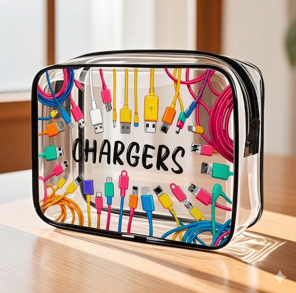 Transparent Travel Organizer Pouch
