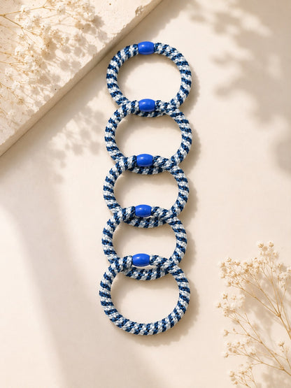 Braided Hair Ties / Bracelets – 5 PCS Set