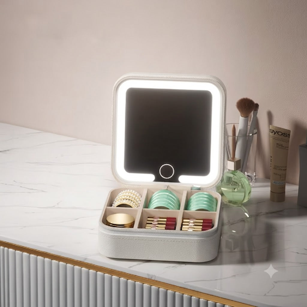 LED Travel Jewelry Organizer