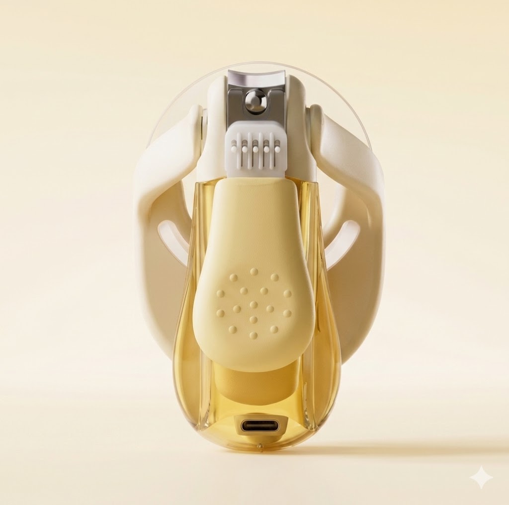 Safe LED Nail Clipper for Babies & Kids