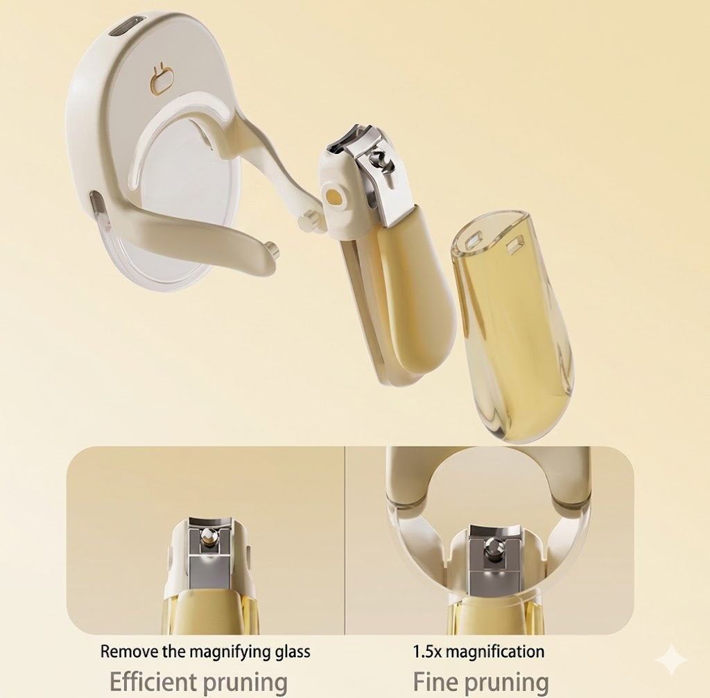 Safe LED Nail Clipper for Babies & Kids