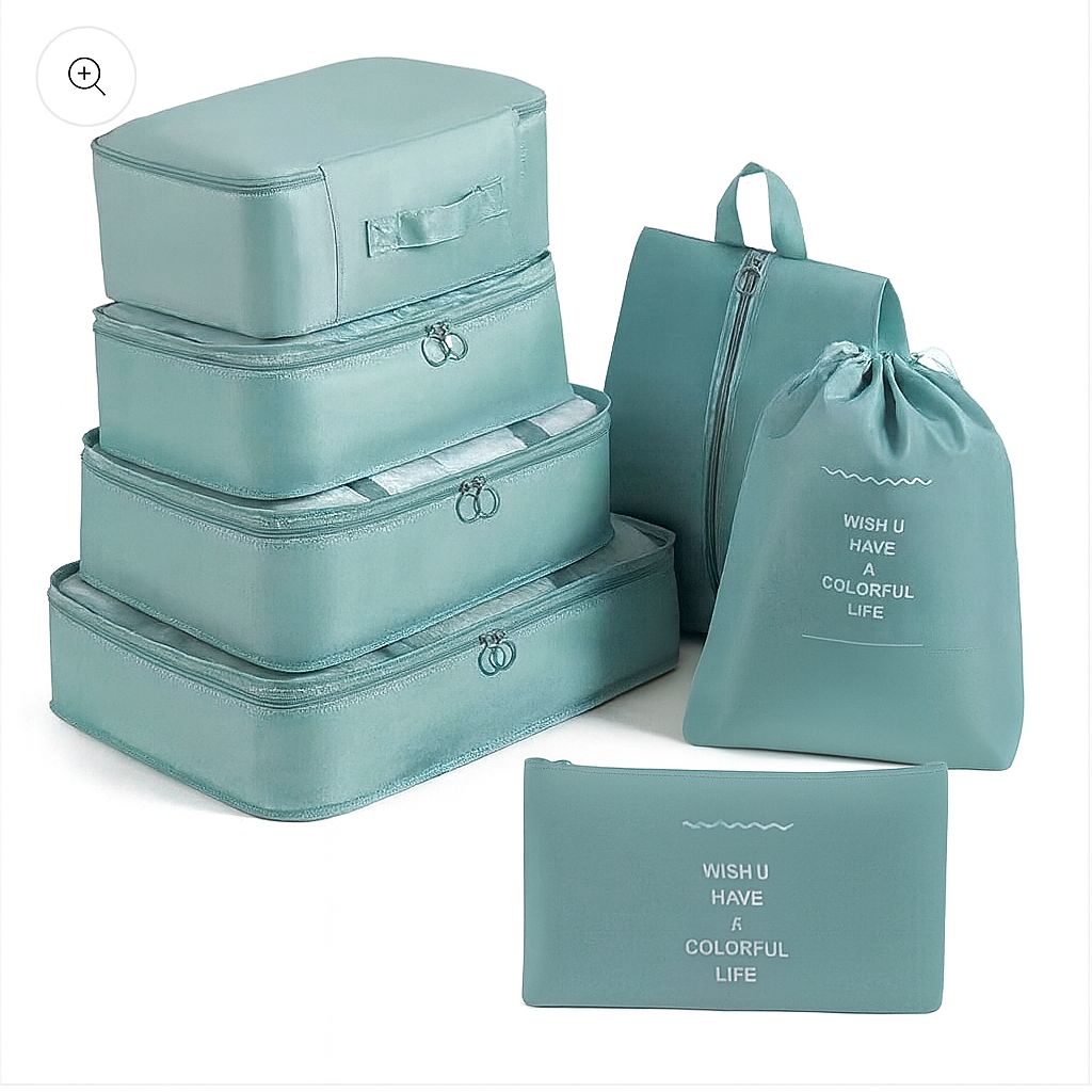 The 7-Piece Travel Cube Set