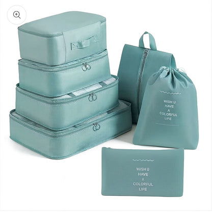 The 7-Piece Travel Cube Set