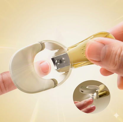 Safe LED Nail Clipper for Babies & Kids