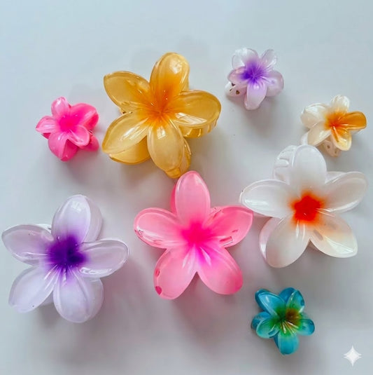 Paradise Bloom Clips - Set of 3