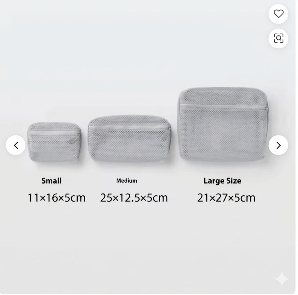 Mesh Essentials Pouch