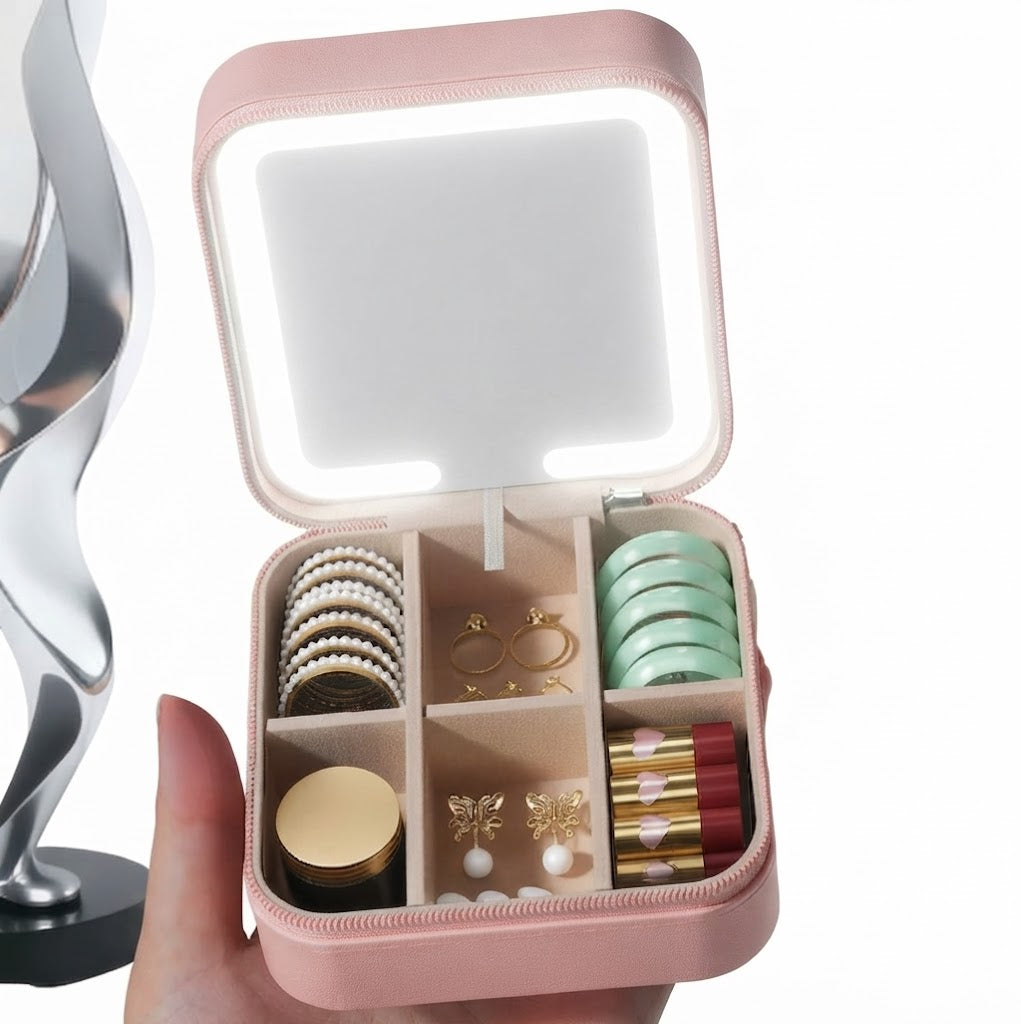 LED Travel Jewelry Organizer