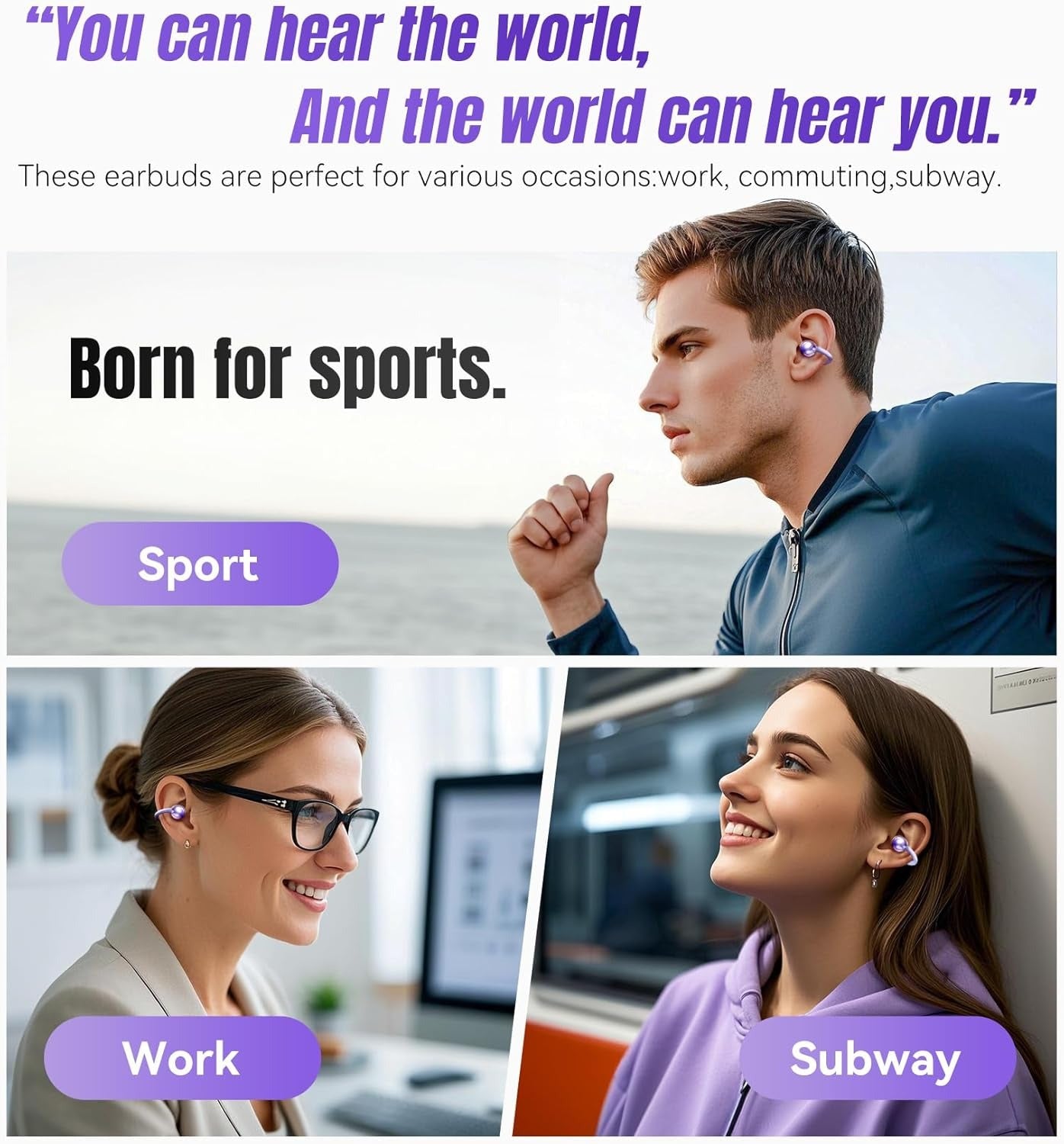 Petite C-shape Wireless Earbuds